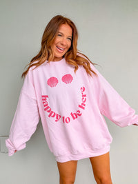 Happy To Be Here Graphic Pullover C.O.C