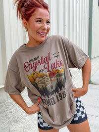 Camp Crystal Graphic Top