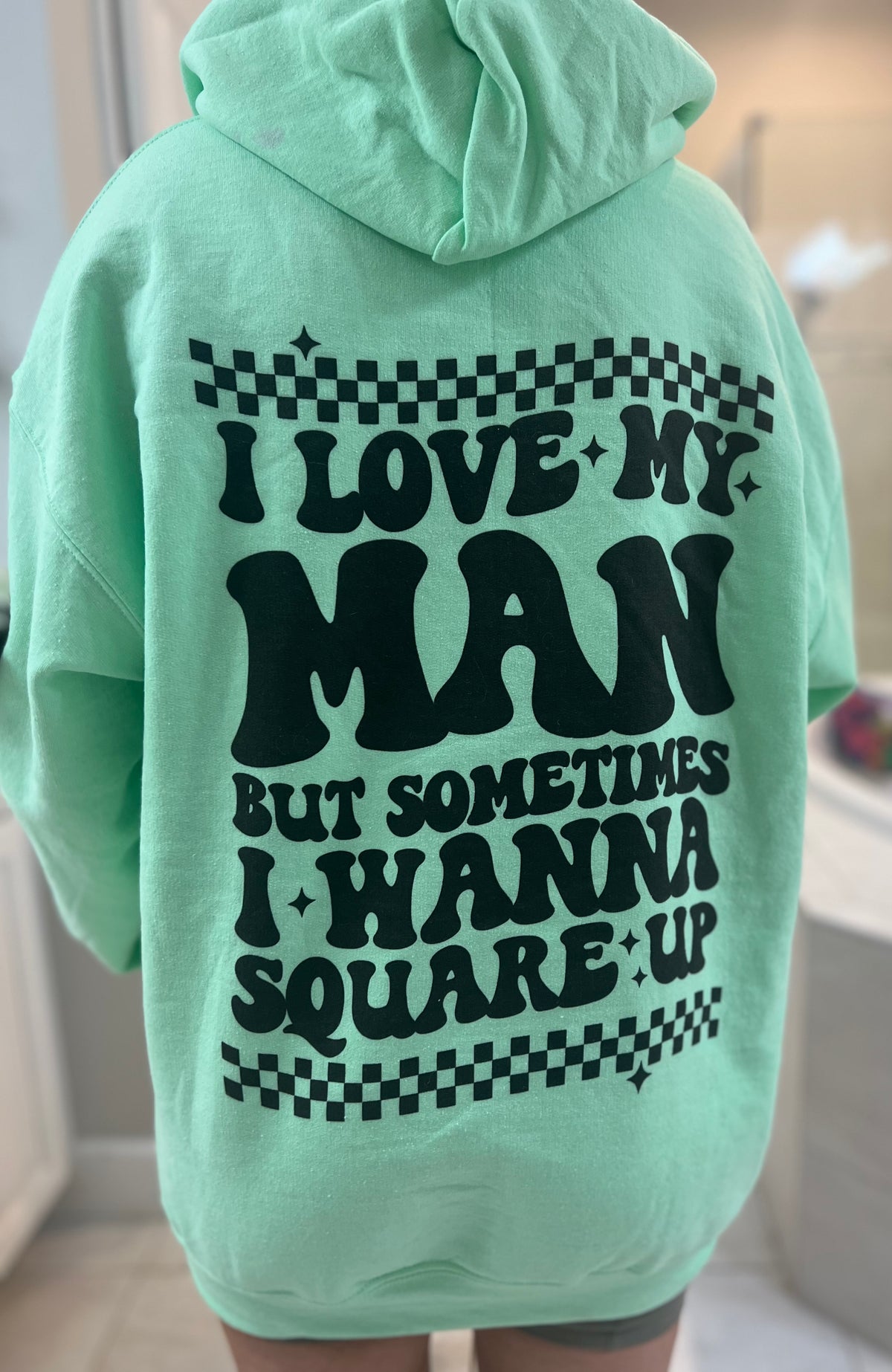 Love My Man Graphic Hoodie