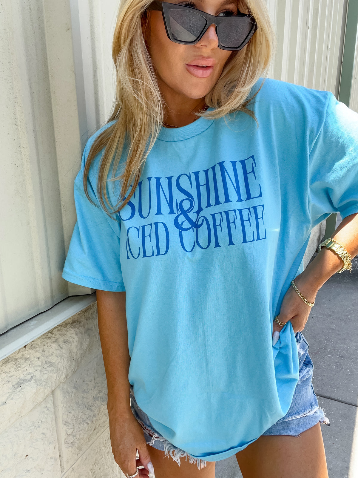 Sunshine Iced Coffee Graphic Tee C.O.C