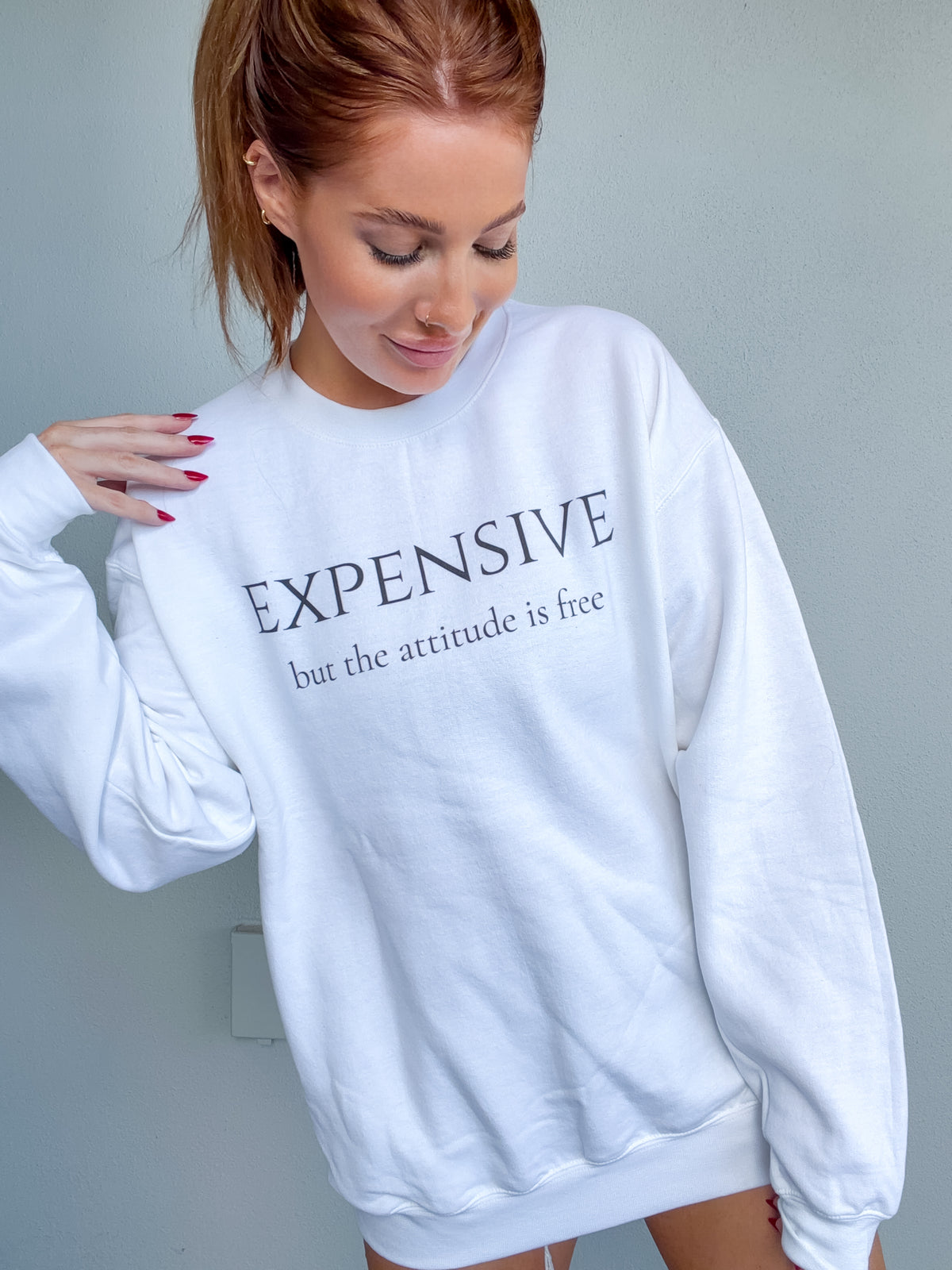 Free Attitude Graphic Pullover