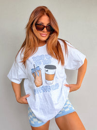 To The Coffee Shop Graphic Top