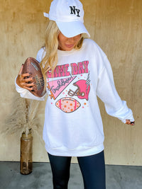 Pink Game Day Graphic Top