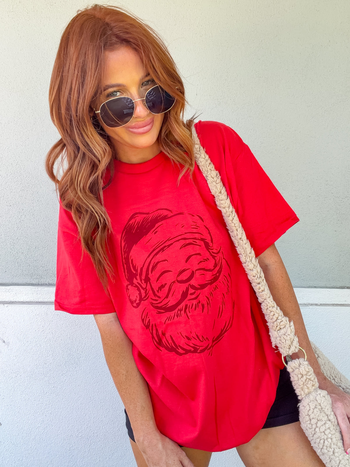 Drawn Santa C.O.C. Graphic Tee
