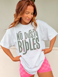 No Dusty Bibles Graphic Top