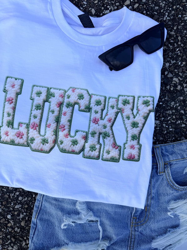 Yarn Lucky Graphic Top