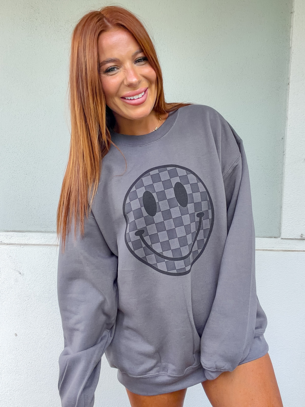 Color Smiley C.O.C. Graphic Pullover