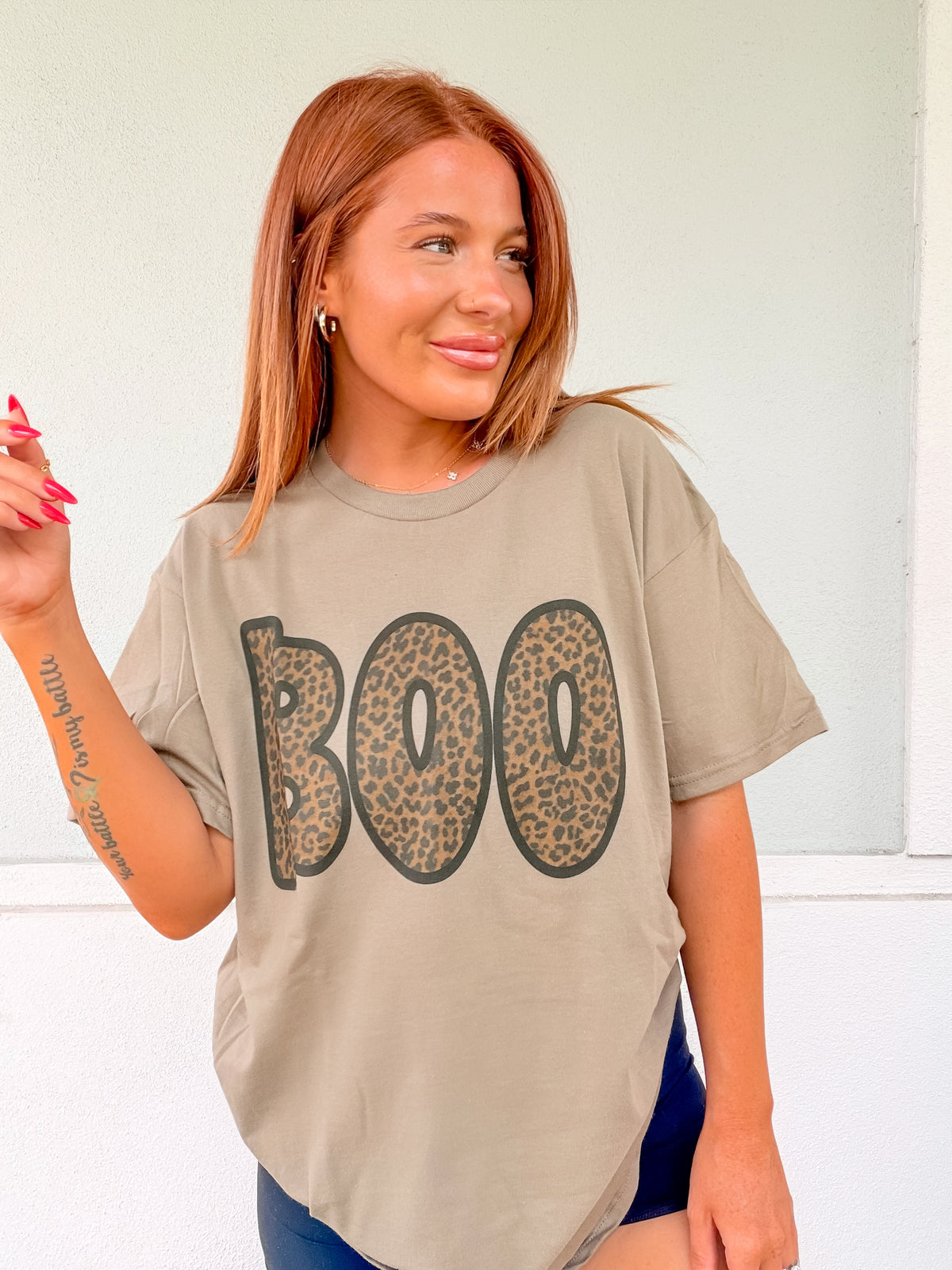 Cheetah Boo Graphic Top
