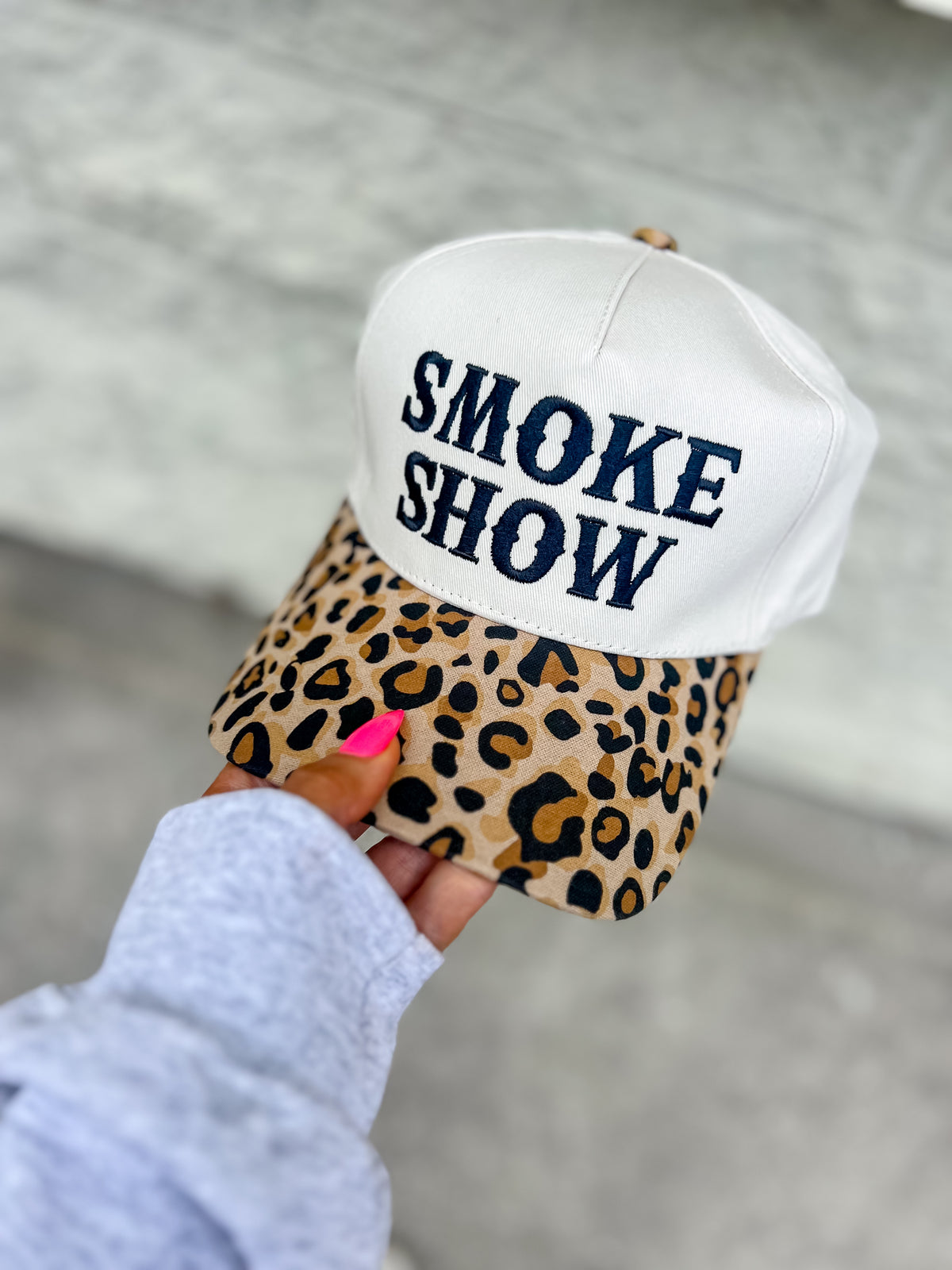Smoke Show Embroidered Hat