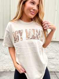 Camo Boy Mama Graphic Top