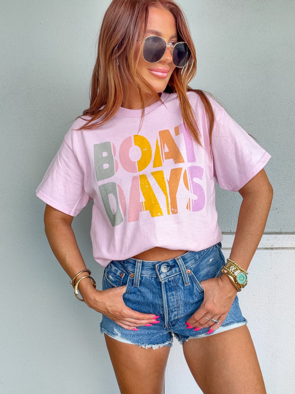Boat Days Graphic Top