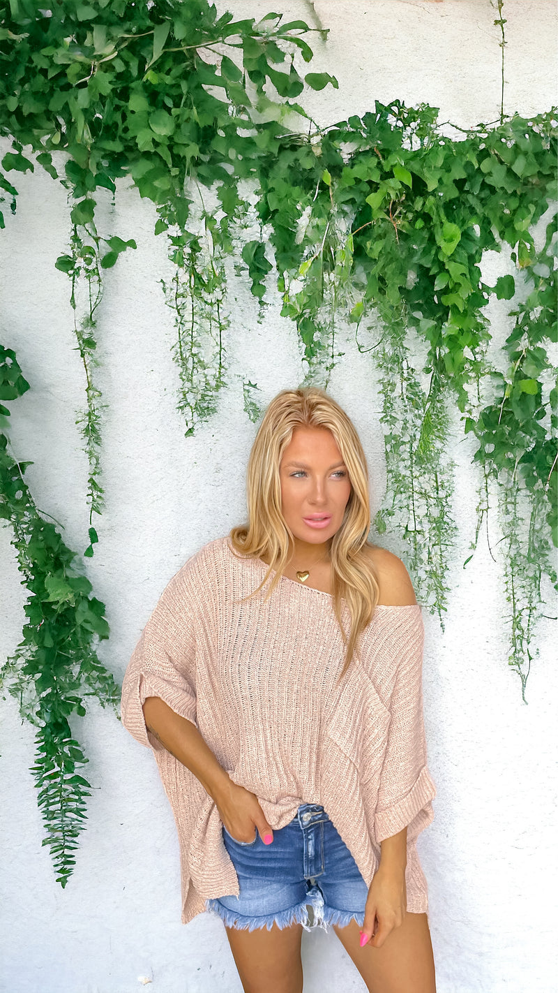 The Sweet Life Khaki Knitted Top
