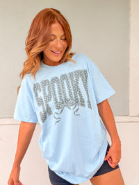 Preppy Spooky Graphic Top