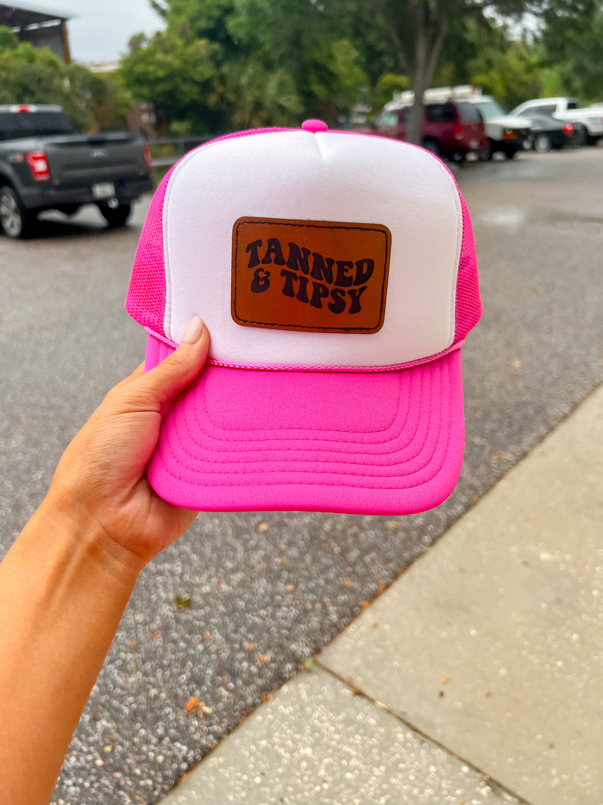 Tanned & Tipsy Trucker Hat