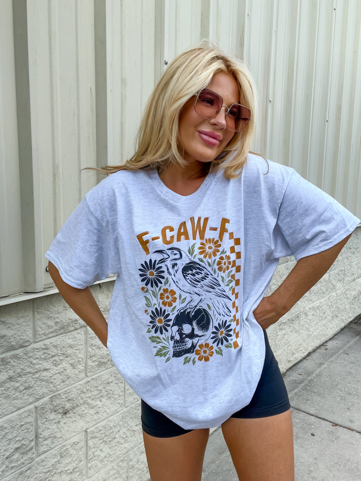 Caw Graphic Top