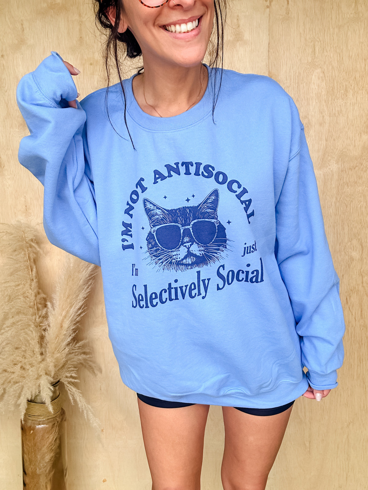 Selectively Social Graphic Pullover