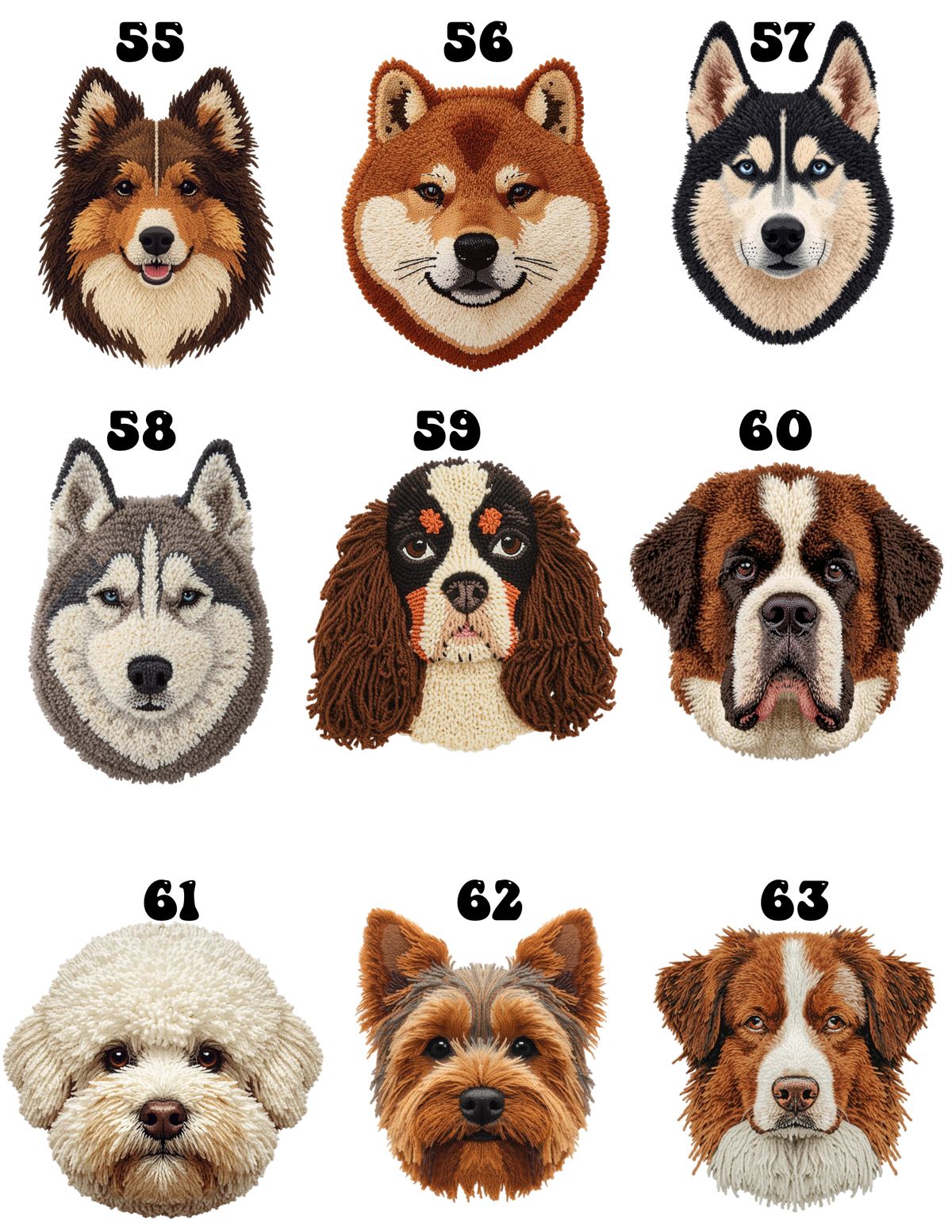 Yarn Dog Breed Graphic Top