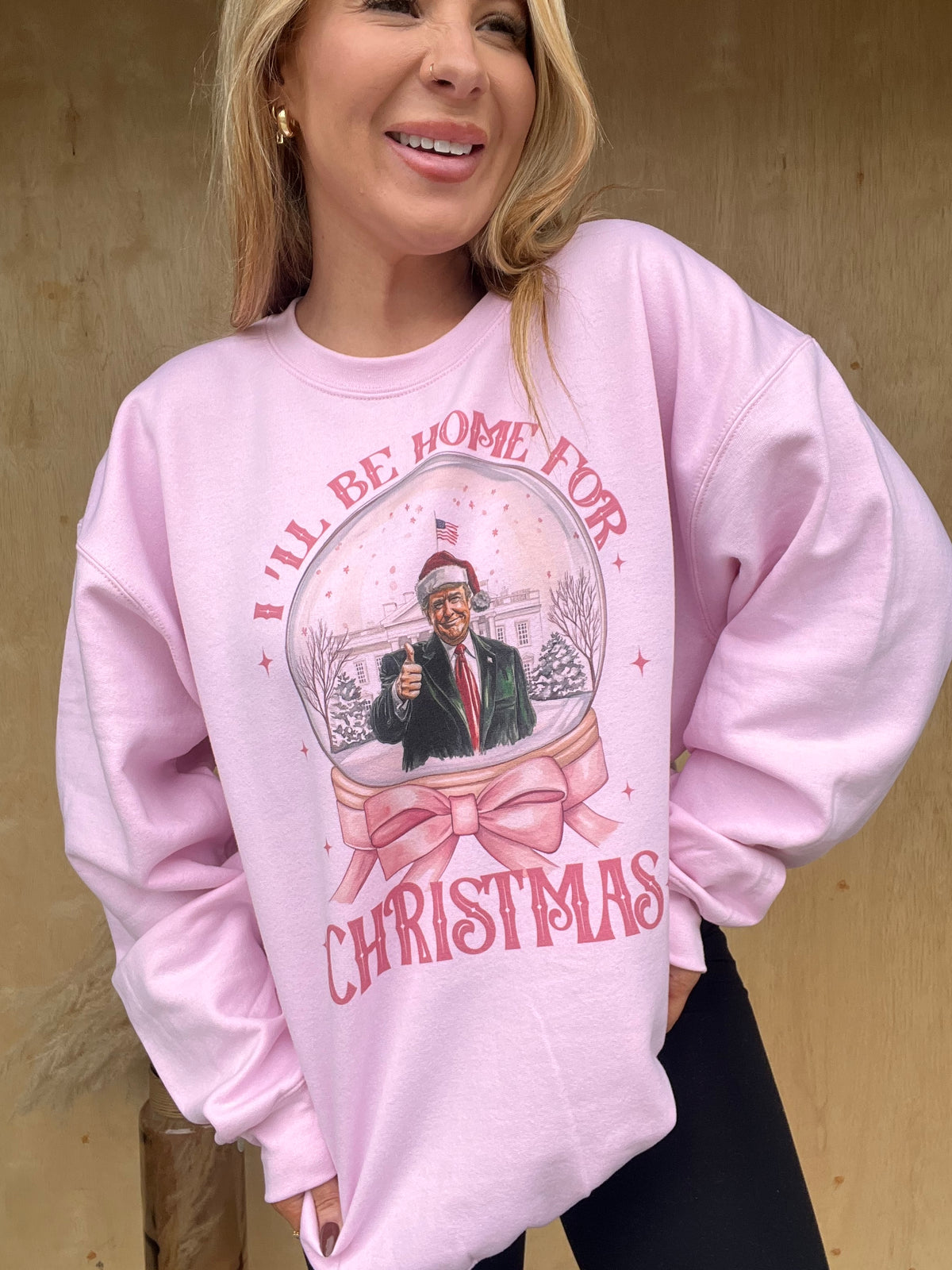 Home For Christmas Graphic Top