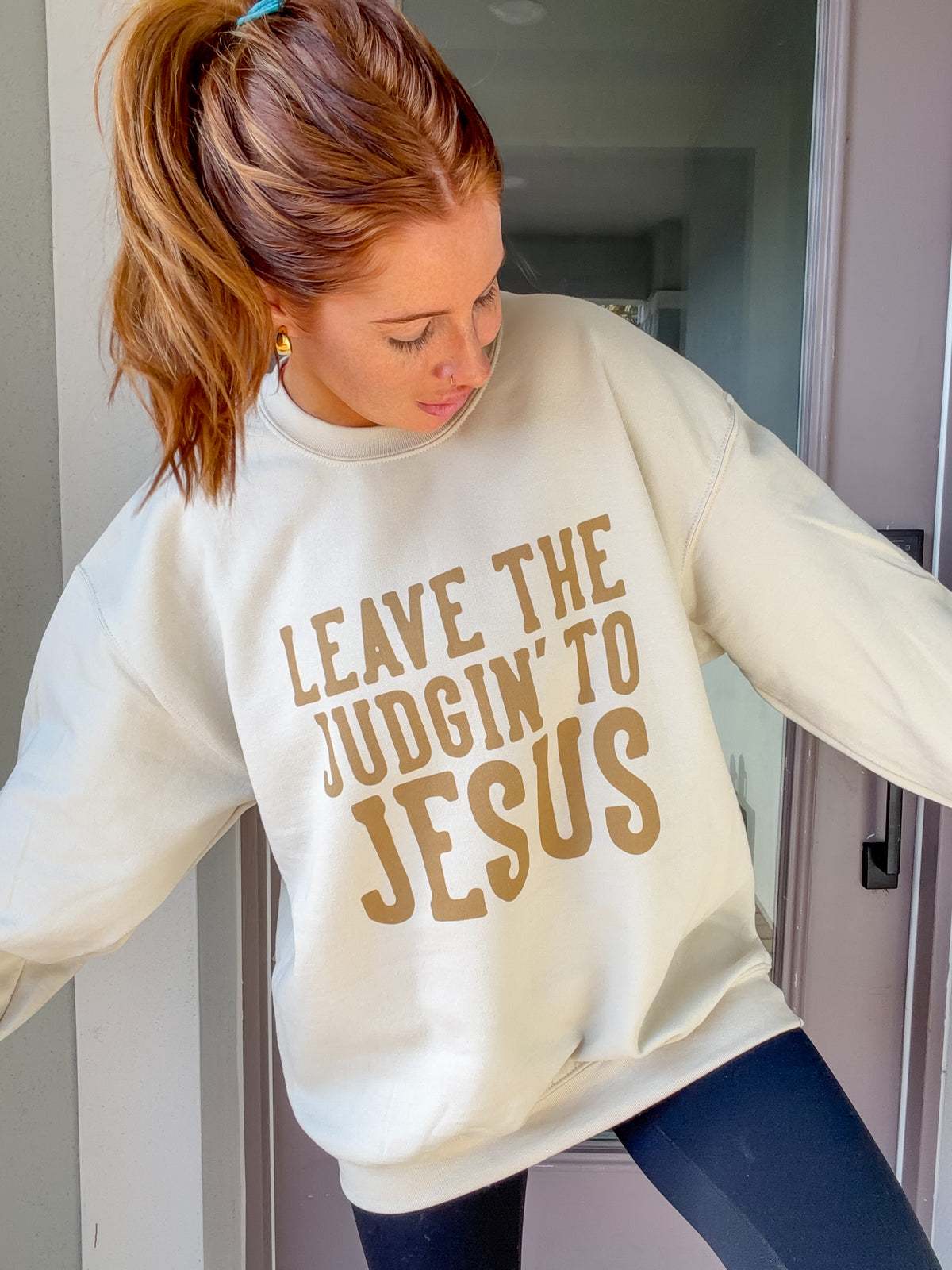 Judgin' To Jesus Graphic Pullover C.O.C