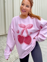 Yarn Cherries Graphic Top