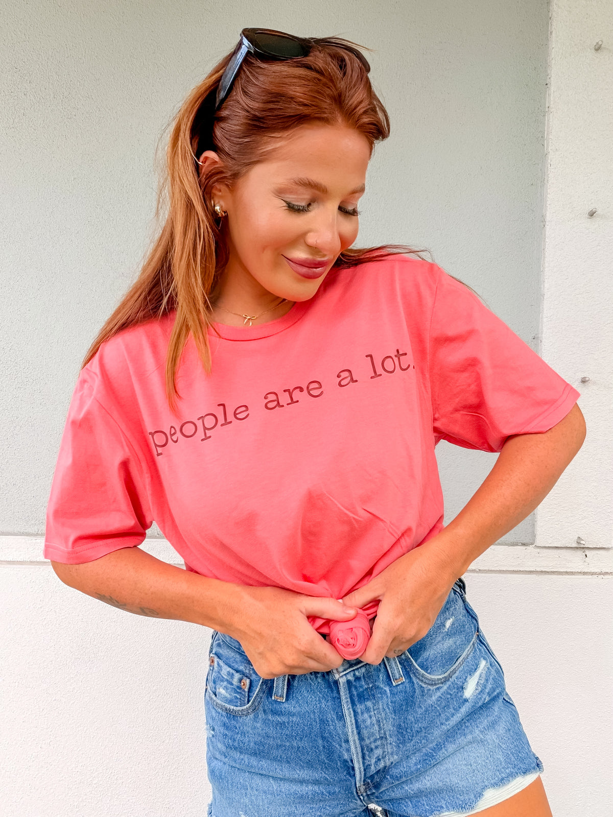 People Are A Lot Graphic Top