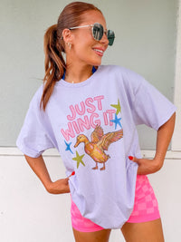 Wing It Graphic Top