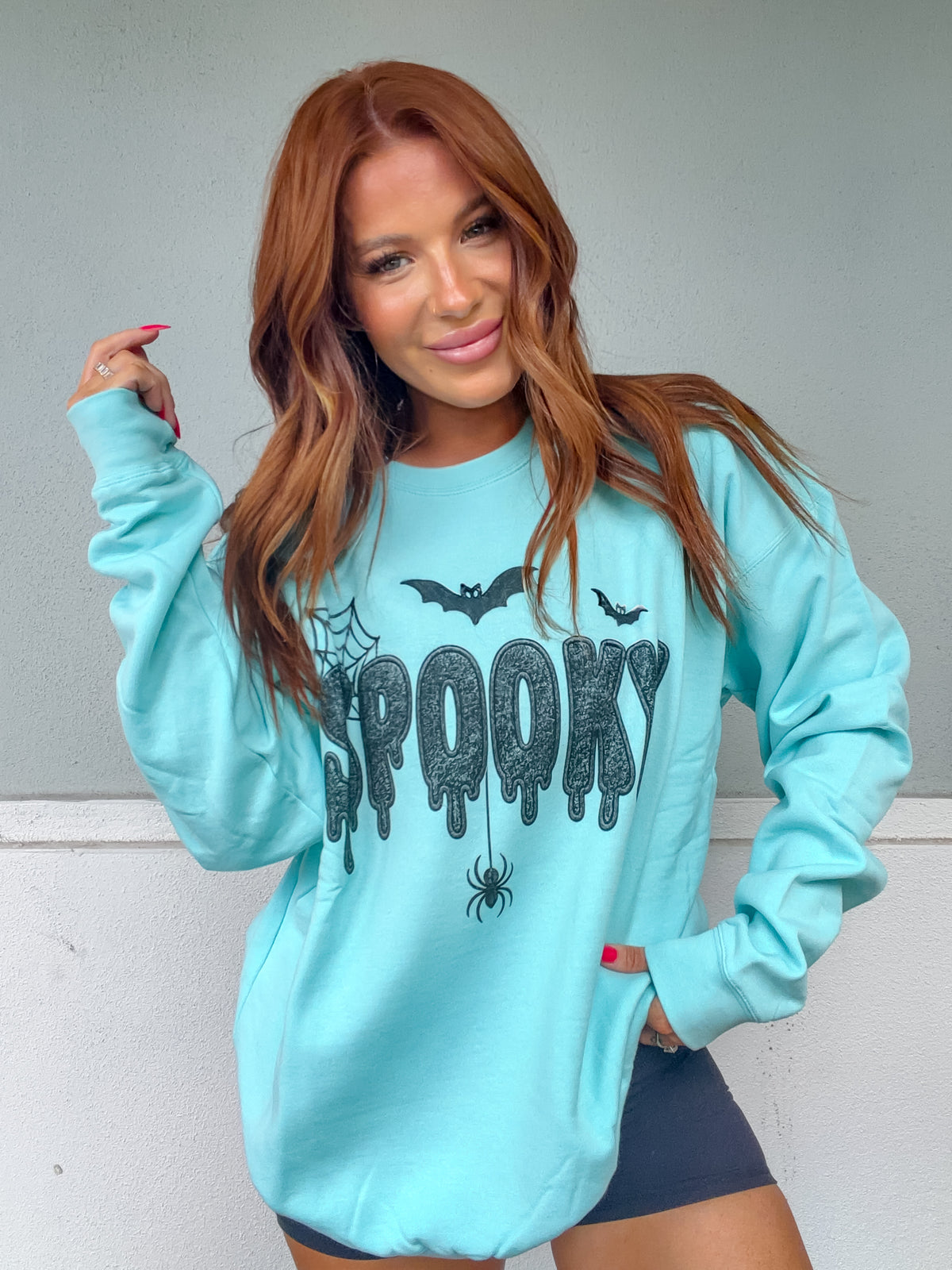 Drip Spooky Graphic Pullover