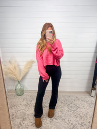 Something To Consider Pink Luxury Sweater