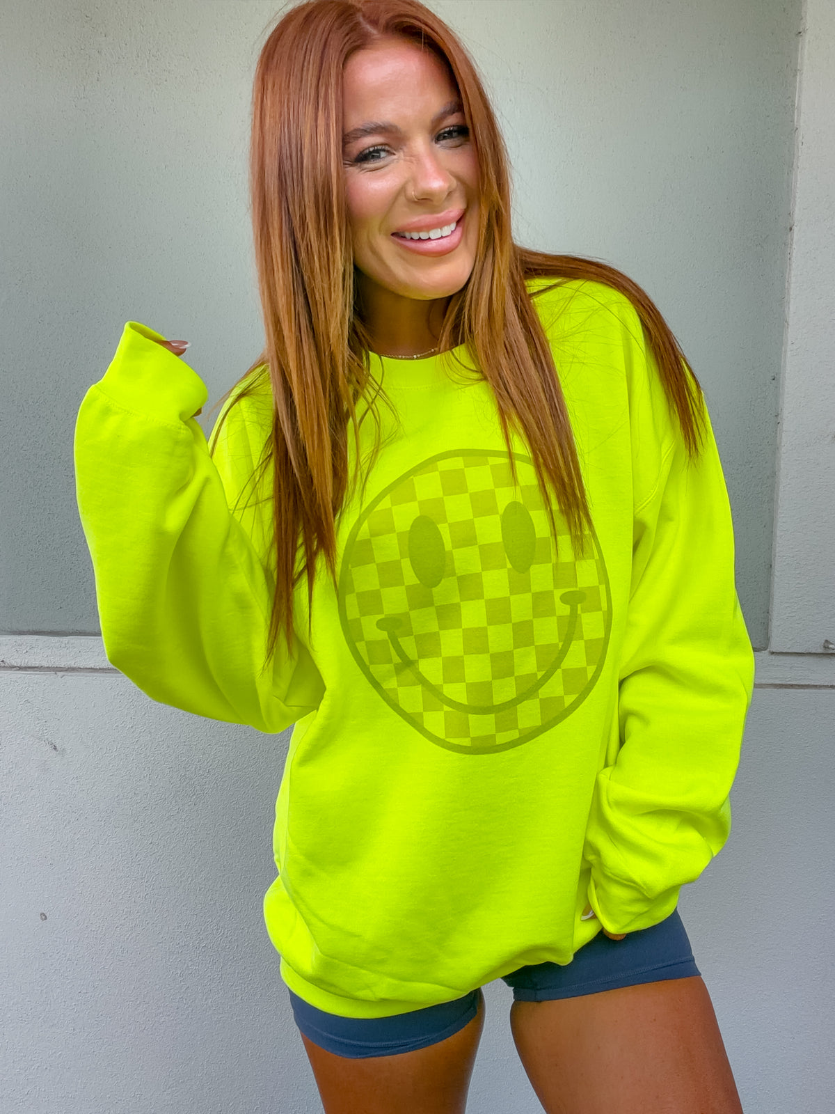 Color Smiley C.O.C. Graphic Pullover