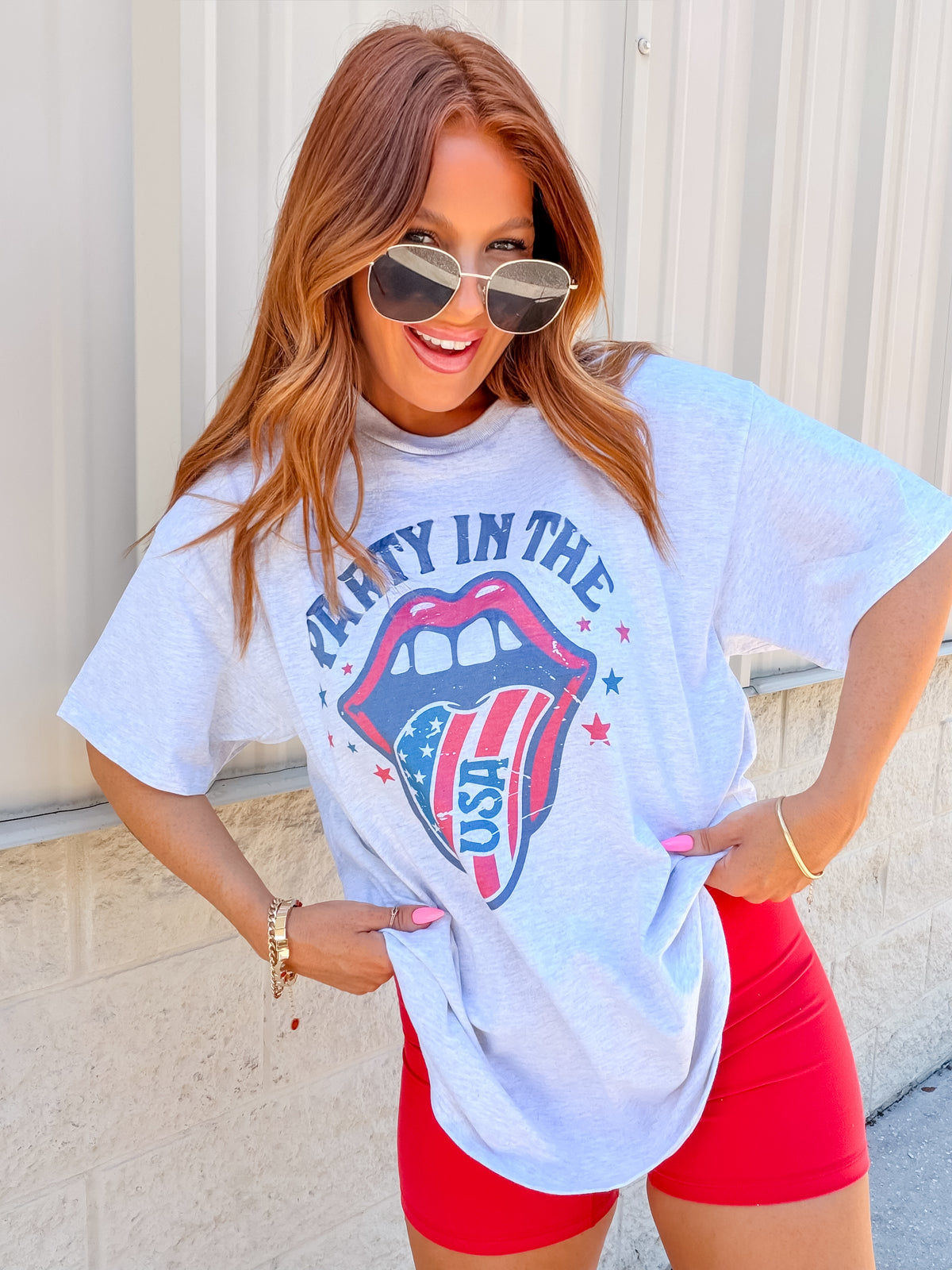 Party In The USA Graphic Top