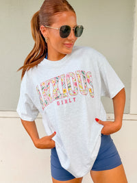 Floral Anxious Graphic Top