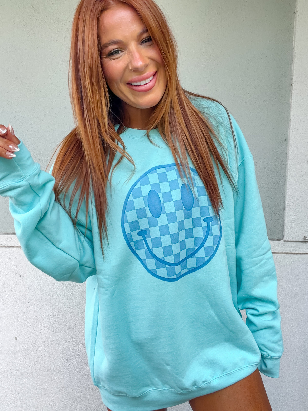 Color Smiley C.O.C. Graphic Pullover