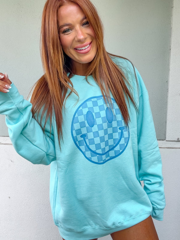 Color Smiley C.O.C. Graphic Pullover