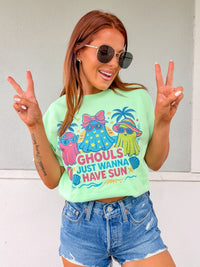 Sun Ghouls Graphic Top