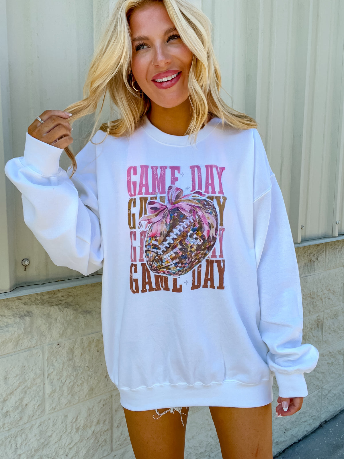 Disco Game Day Graphic Top