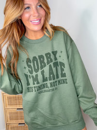 Christian Late Graphic Pullover C.O.C.