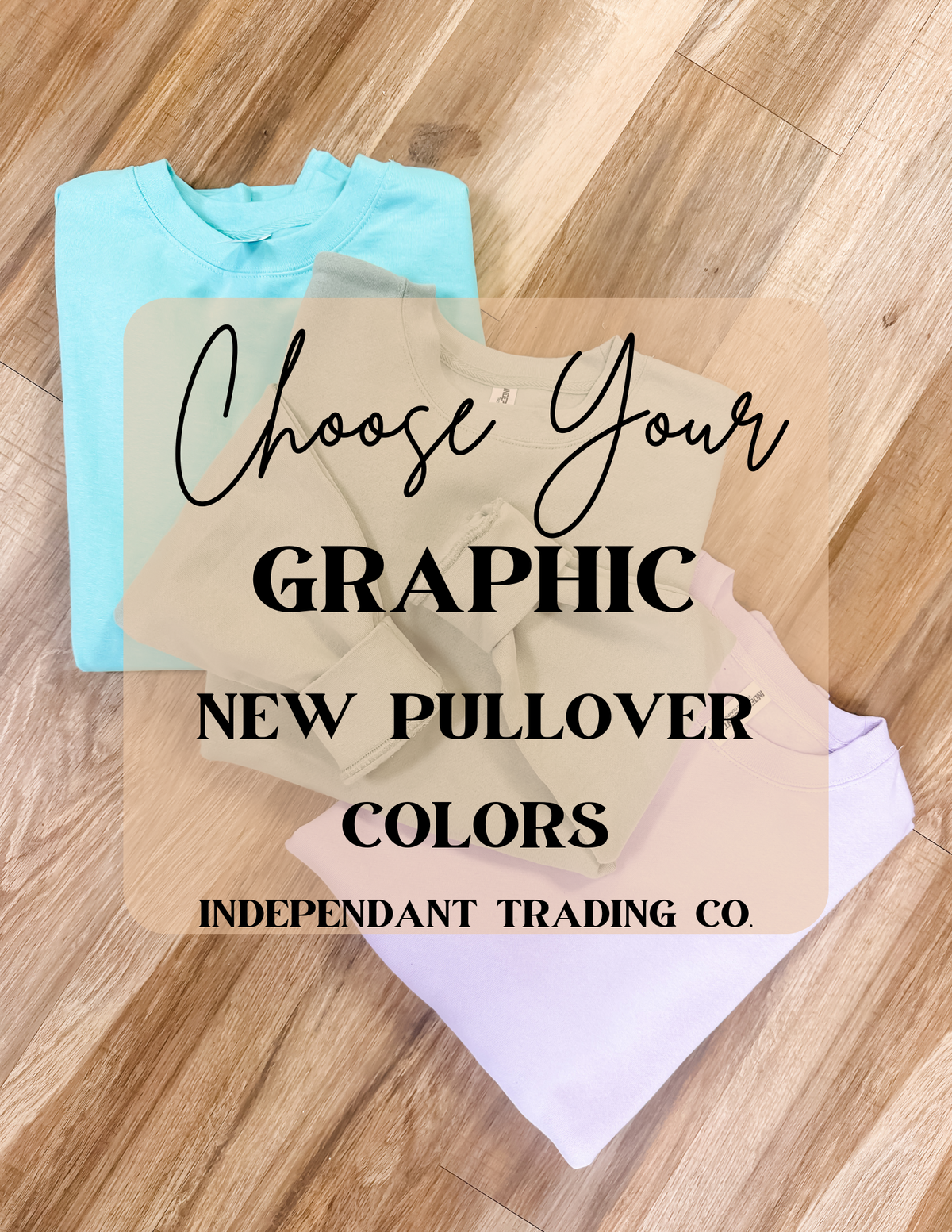NEW PULLOVER COLORS Graphic Top