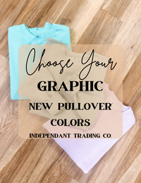 NEW PULLOVER COLORS Graphic Top