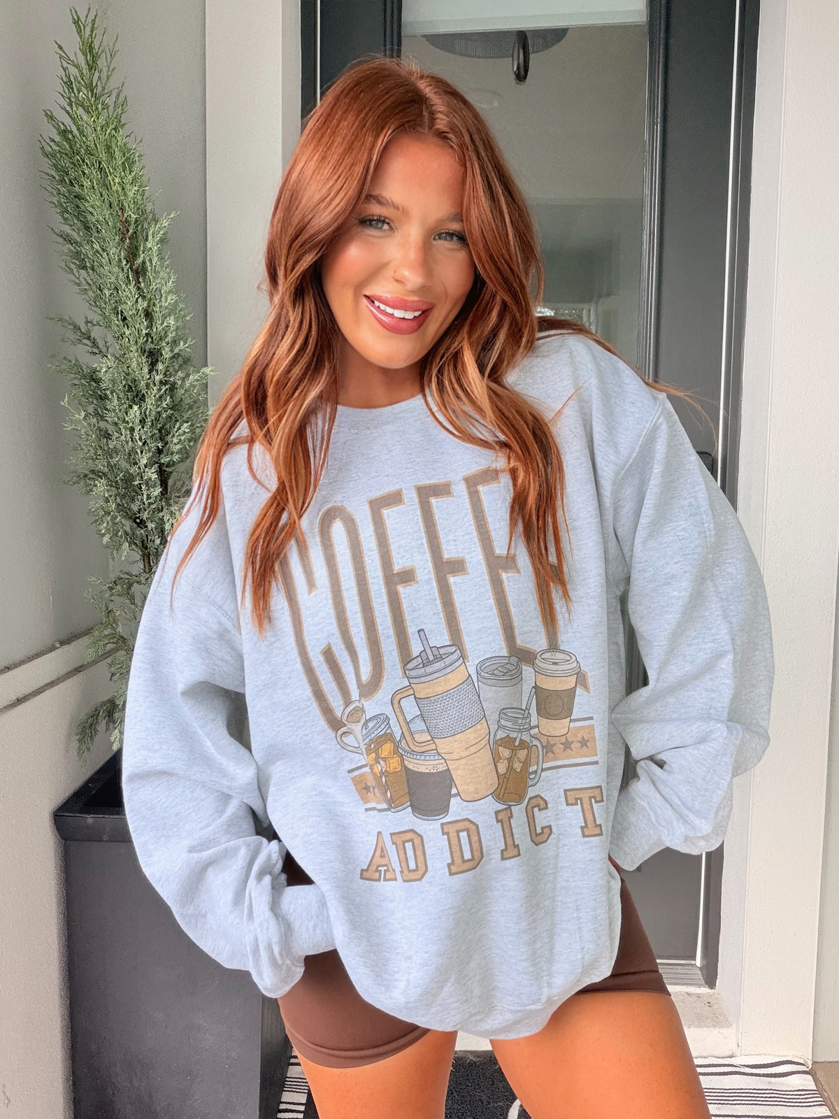 Coffee Addict Graphic Top