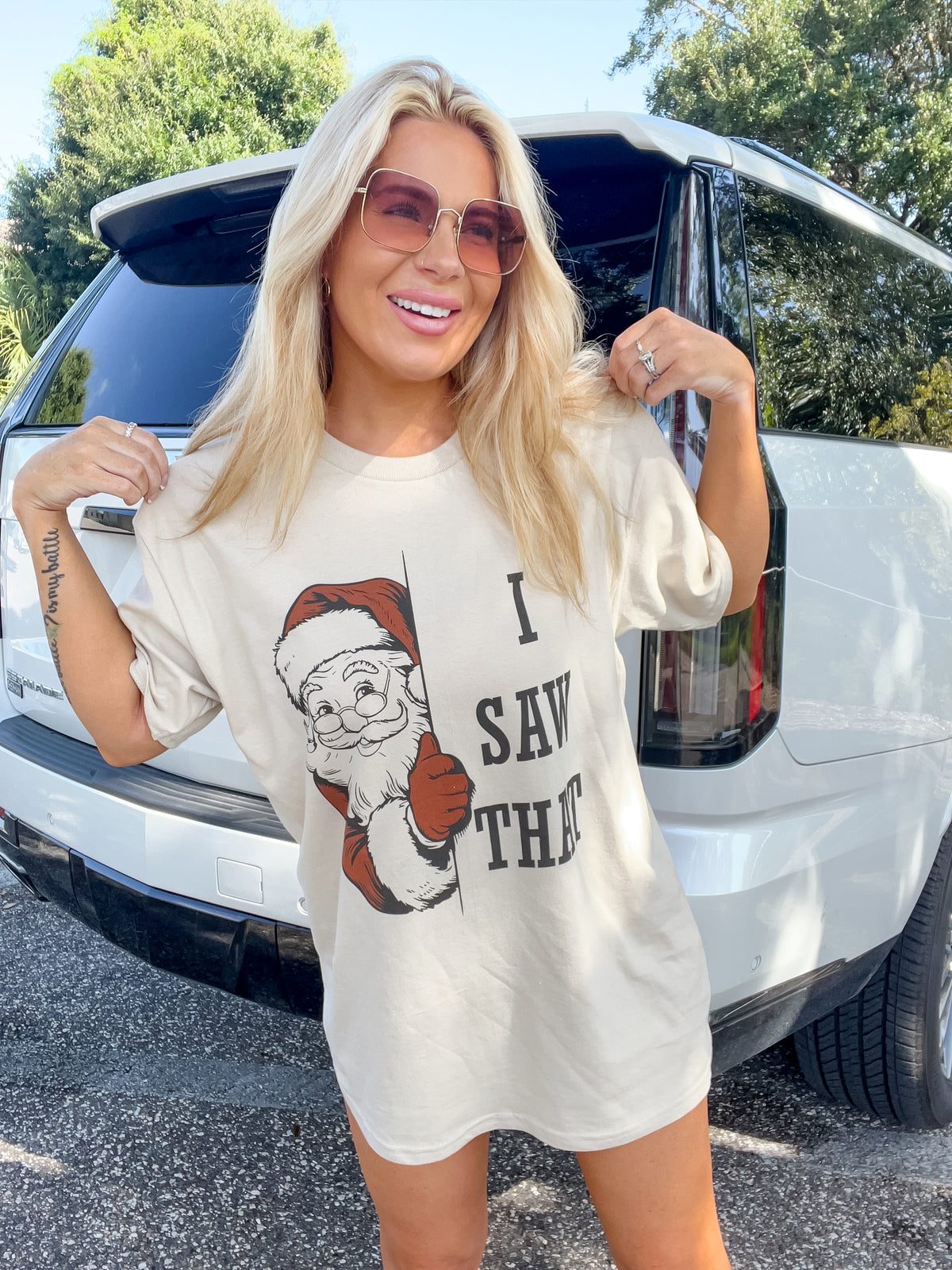 I Saw That Graphic Top