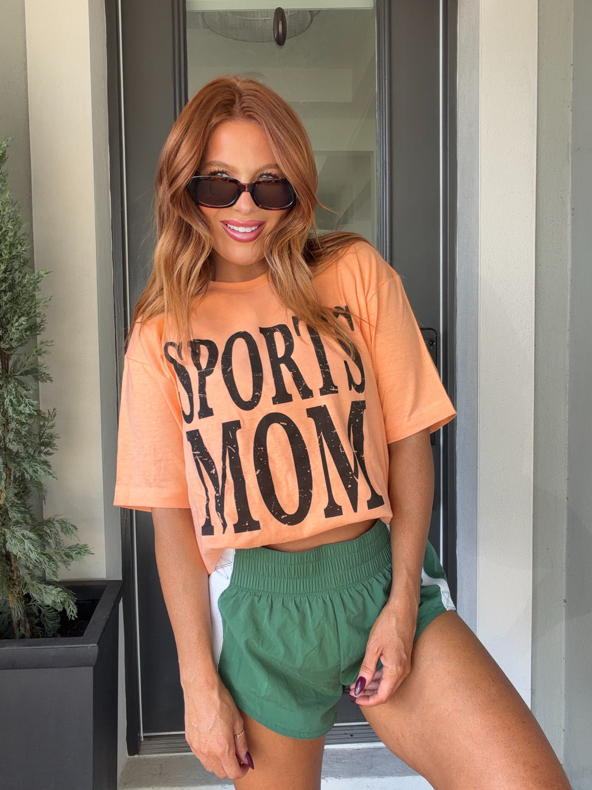Sports Mom Graphic Top