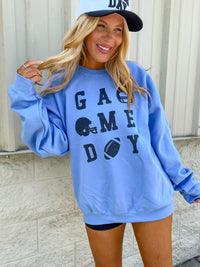 Game Day Grid Graphic Pullover