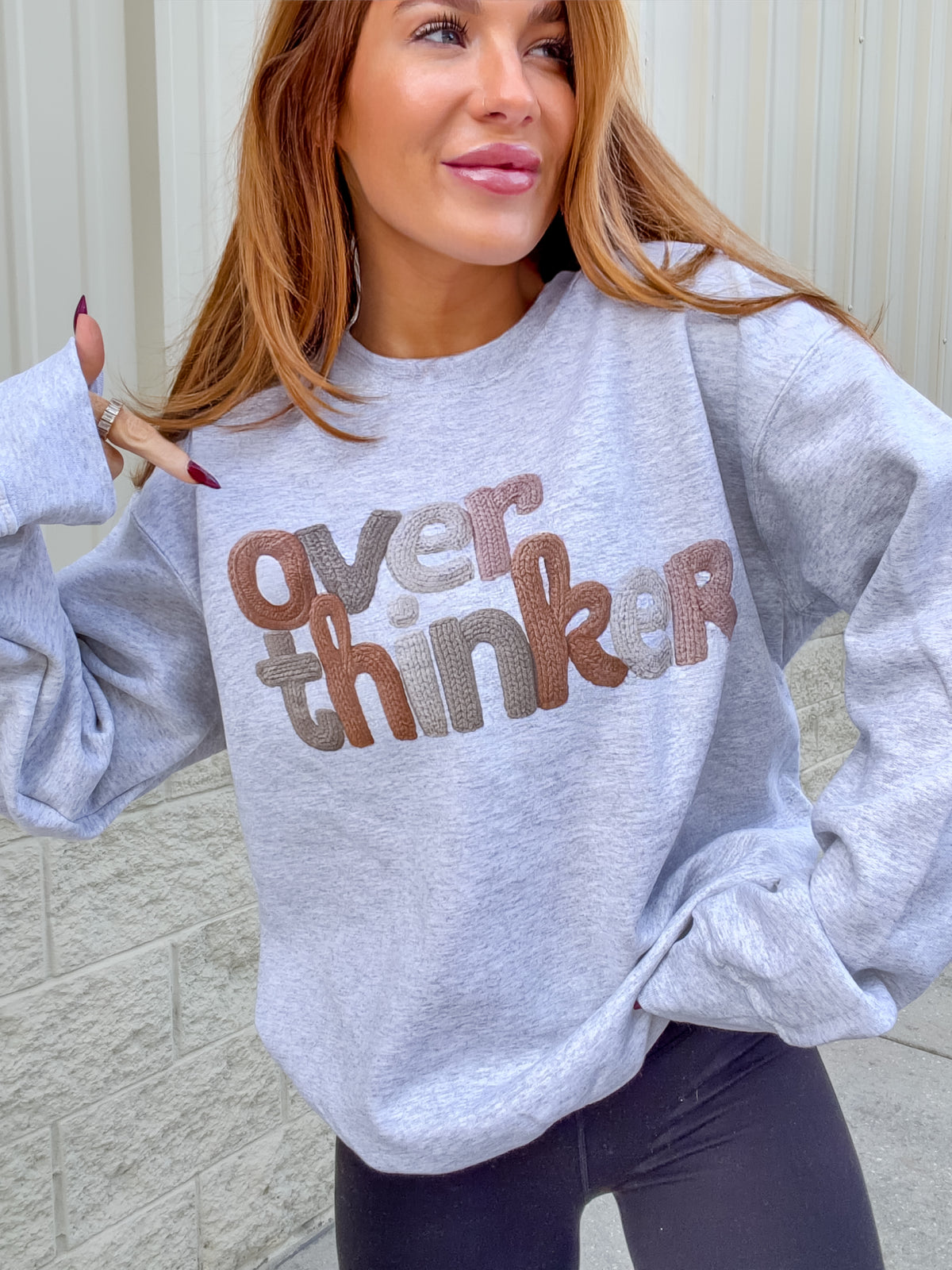 Yarn Colorful Overthinker Graphic Top