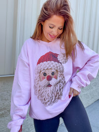 Santa Yarn Graphic Top