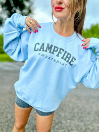 Campfire Sweatshirt Graphic Pullover