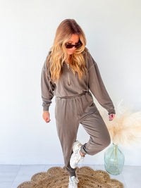 Simply Charming Brown Jumpsuit
