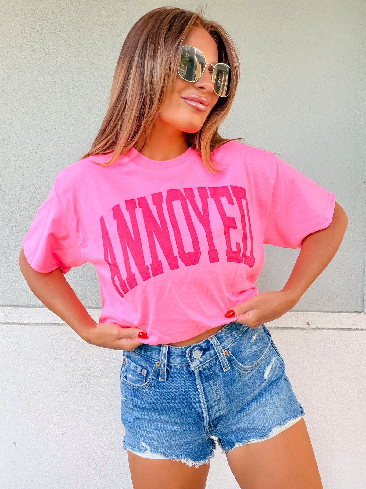 Varsity Annoyed Graphic Tee C.O.C
