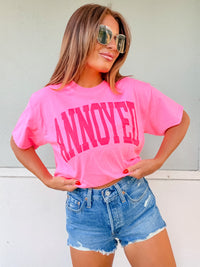 Varsity Annoyed Graphic Tee C.O.C