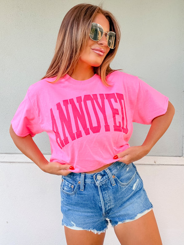 Varsity Annoyed Graphic Tee C.O.C