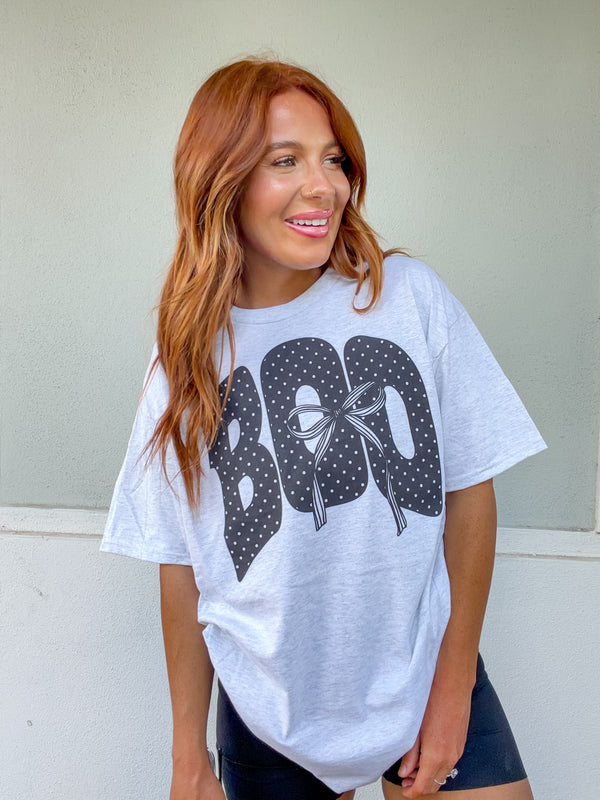 Polka Boo Graphic Top